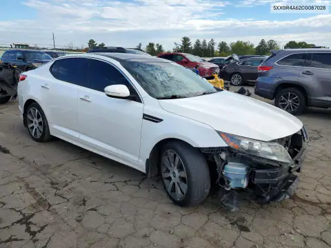 5XXGR4A62CG087028 — 2012 Kia Optima, фото 4 с аукциона Copart, Передняя часть