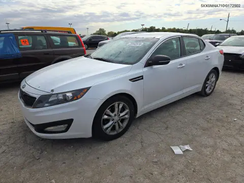 5XXGM4A71DG172502 — 2013 Kia Optima, Задняя часть, фото до ремонта