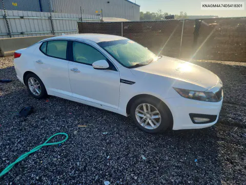 2013 Kia Optima Lx VIN KNAGM4A74D5418301 фото 4