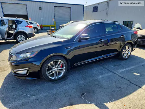 5XXGR4A68DG164731 — 2013 Kia Optima, Сторона, фото до ремонта
