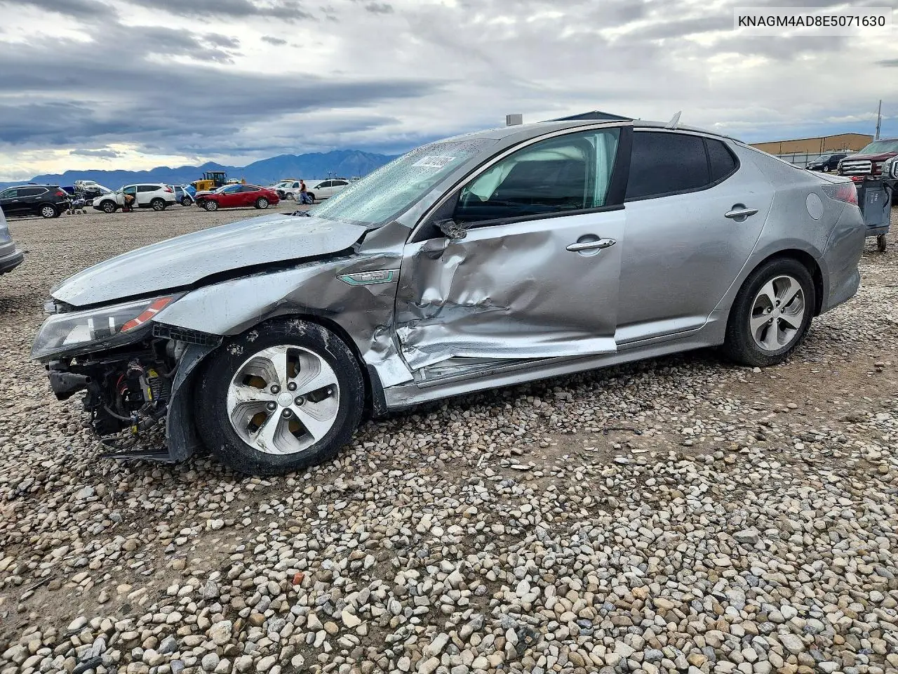 2014 Kia Optima Hybrid VIN KNAGM4AD8E5071630 фото 1