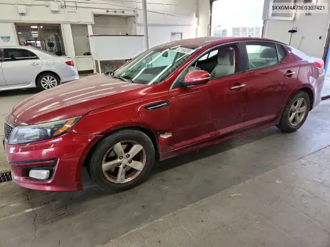 5XXGM4A73EG337421 — 2014 Kia Optima, Передняя часть, фото до ремонта