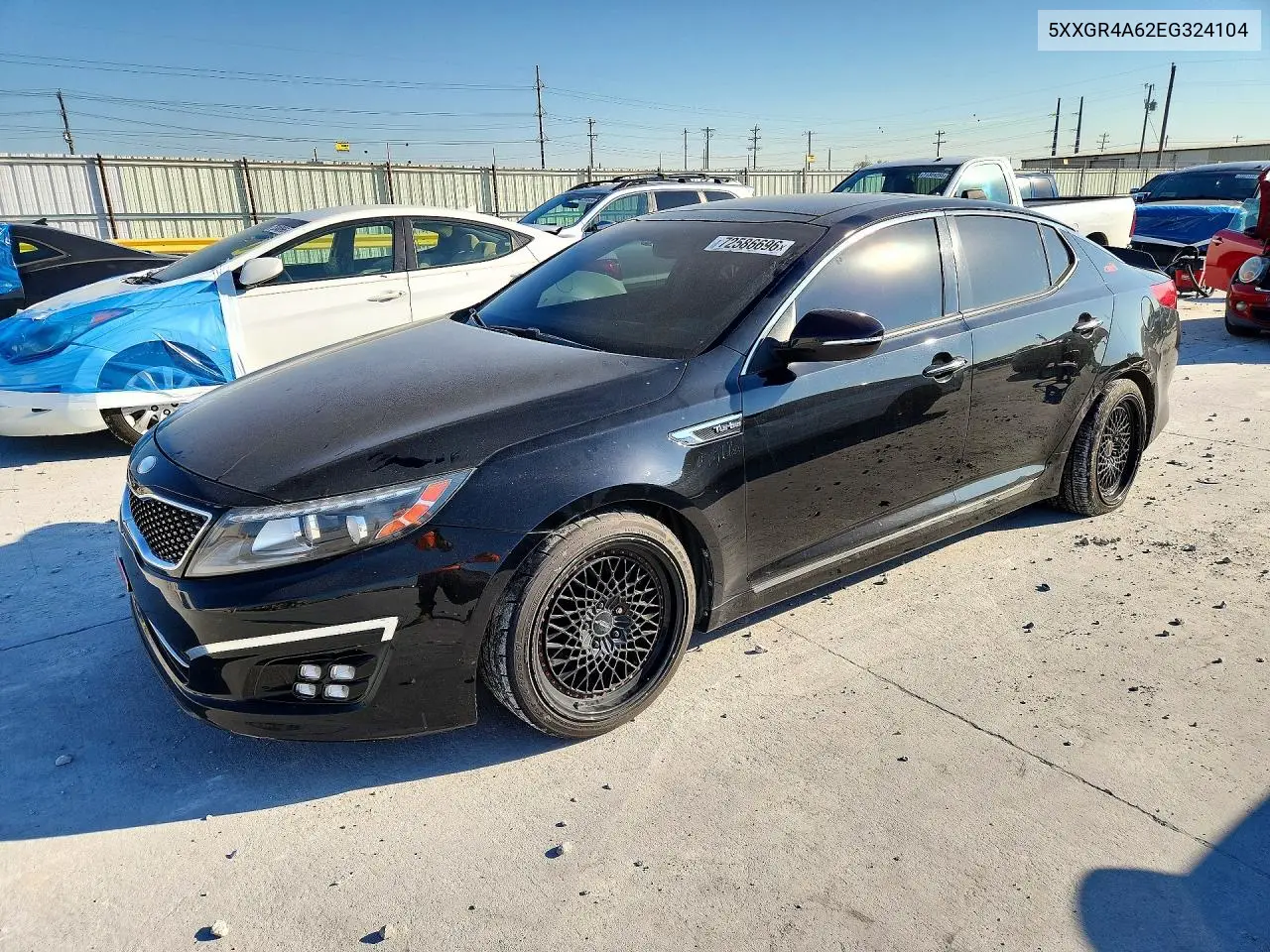 2014 Kia Optima Sx VIN 5XXGR4A62EG324104 фото 1