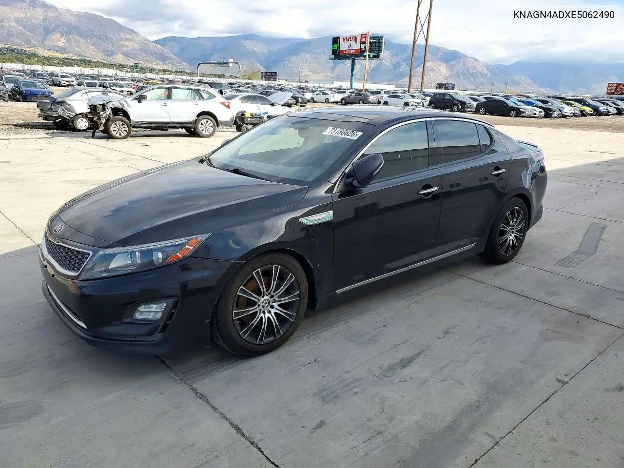 KNAGN4ADXE5062490 Kia Optima 2014 — повреждение Механические повреждения, фото до ремонта