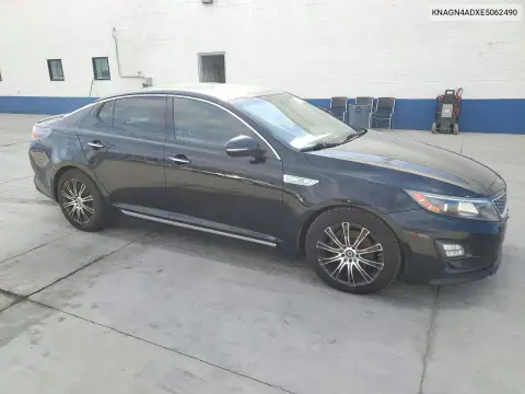 KNAGN4ADXE5062490 — 2014 Kia Optima, фото 4 с аукциона Copart, Механические повреждения