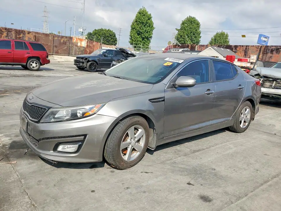 5XXGM4A76FG373881 Kia Optima 2015 — повреждение Передняя часть, фото до ремонта