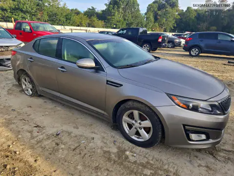 2015 Kia Optima Lx VIN 5XXGM4A77FG517860 фото 4