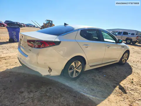2015 Kia Optima Hybrid VIN KNAGM4AD1F5078808 фото 3