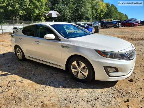 2015 Kia Optima Hybrid VIN KNAGM4AD1F5078808 фото 4