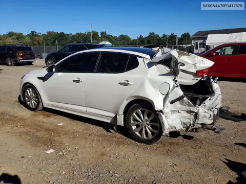 2015 Kia Optima Ex VIN 5XXGN4A70FG417578 фото 2