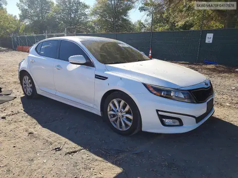 2015 Kia Optima Ex VIN 5XXGN4A70FG417578 фото 4