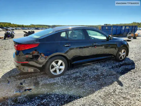 2015 Kia Optima Lx VIN KNAGM4A77F5660020 фото 3