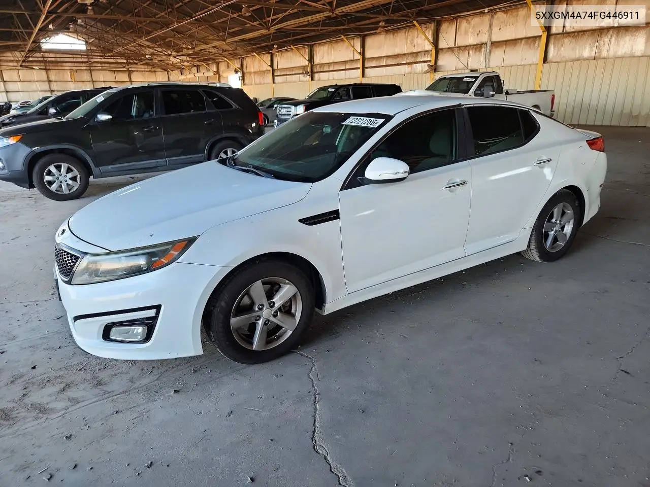 2015 Kia Optima Lx VIN 5XXGM4A74FG446911 фото 1