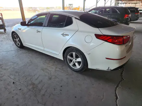 2015 Kia Optima Lx VIN 5XXGM4A74FG446911 фото 2