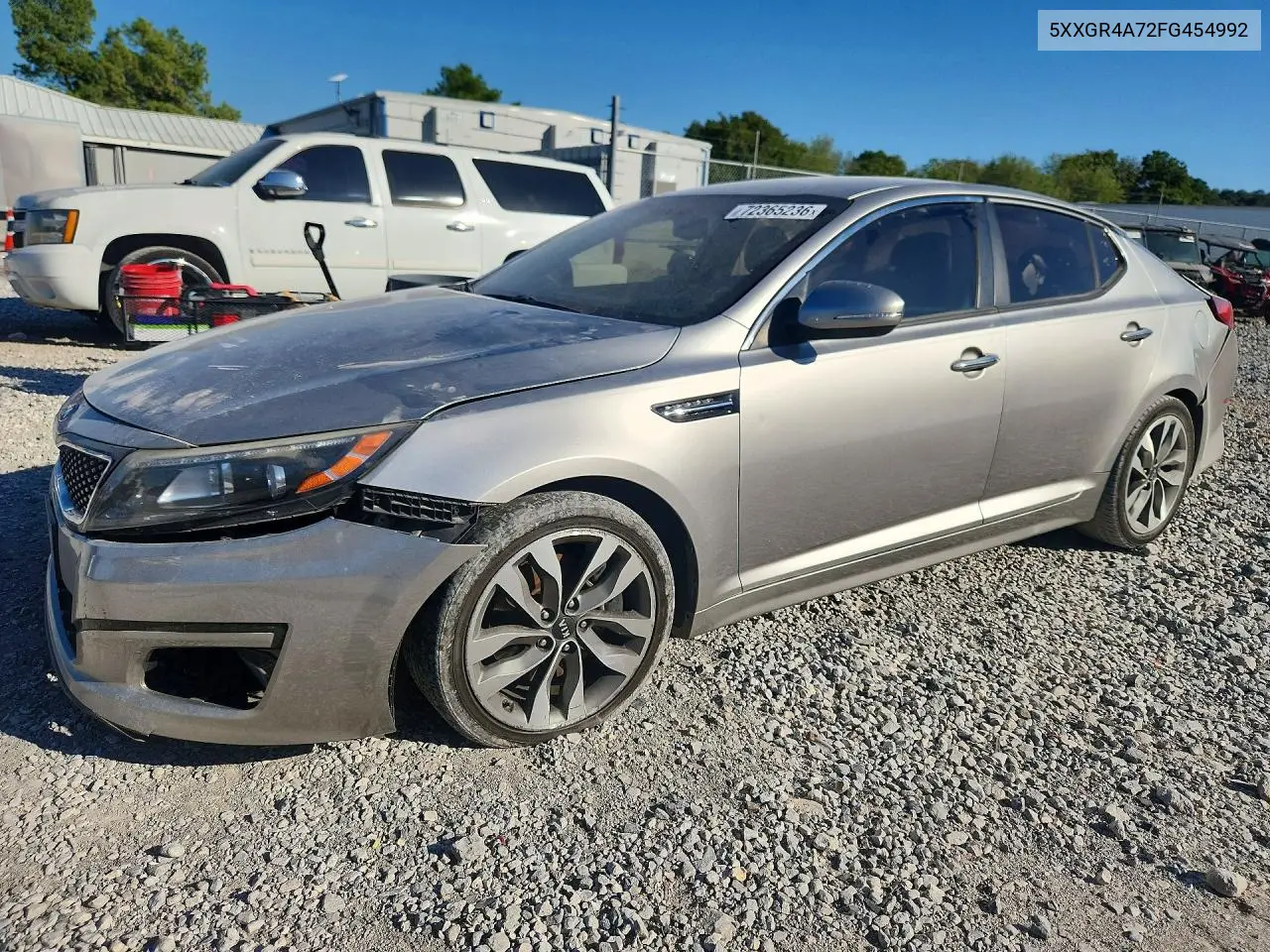 2015 Kia Optima Sx VIN 5XXGR4A72FG454992 фото 1