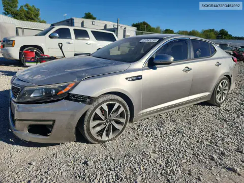 5XXGR4A72FG454992 — 2015 Kia Optima, Задняя часть, фото до ремонта