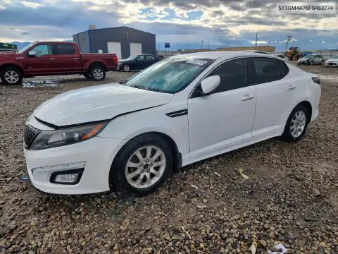 5XXGM4A76FG463774 — 2015 Kia Optima, Передняя часть, фото до ремонта