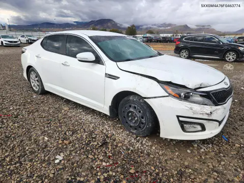2015 Kia Optima Lx VIN 5XXGM4A76FG463774 фото 4