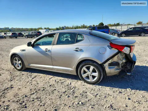 2015 Kia Optima Lx VIN KNAGM4A70F5548322 фото 2