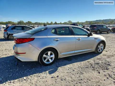 2015 Kia Optima Lx VIN KNAGM4A70F5548322 фото 3