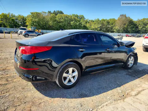 2015 Kia Optima Lx VIN 5XXGM4A70FG502150 фото 3