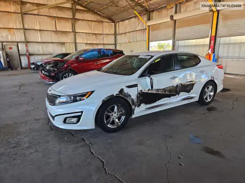 KNAGM4A74F5649458 Kia Optima 2015 — повреждение Боковая часть, фото до ремонта