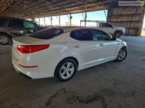 KNAGM4A74F5649458 — 2015 Kia Optima, фото 3 с аукциона Copart, Боковая часть