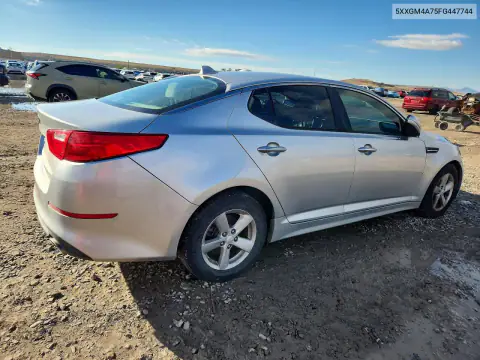 5XXGM4A75FG447744 — 2015 Kia Optima, фото 3 с аукциона Copart, Мелкие вмятины и царапины