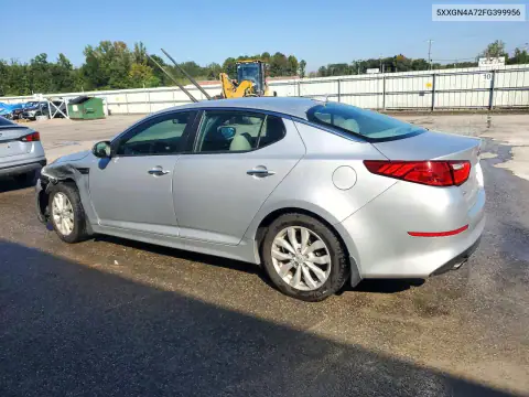 5XXGN4A72FG399956 — 2015 Kia Optima, фото 2 с аукциона Copart, Передняя часть
