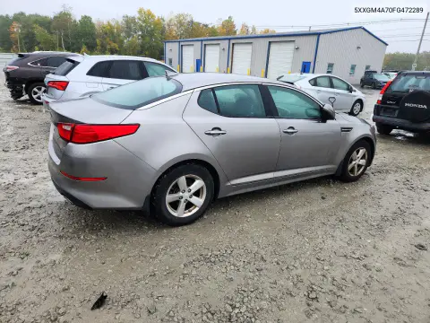 2015 Kia Optima Lx VIN 5XXGM4A70FG472289 фото 3