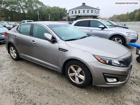 2015 Kia Optima Lx VIN 5XXGM4A70FG472289 фото 4