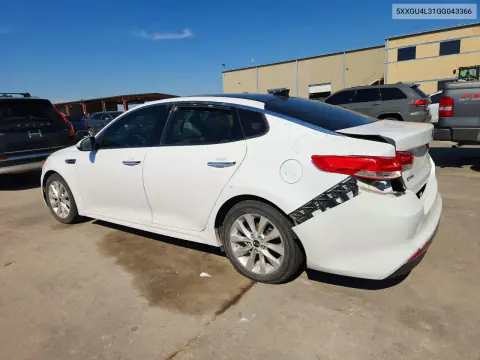 2016 Kia Optima Ex VIN 5XXGU4L31GG043366 фото 2