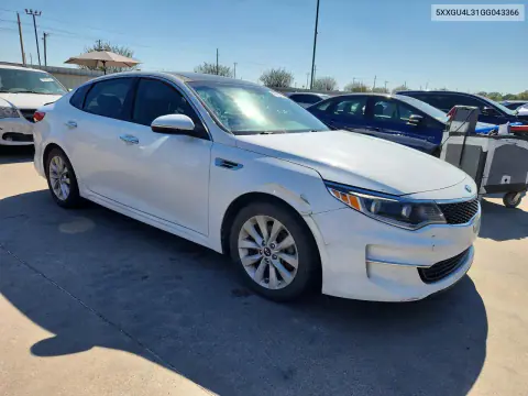 2016 Kia Optima Ex VIN 5XXGU4L31GG043366 фото 4