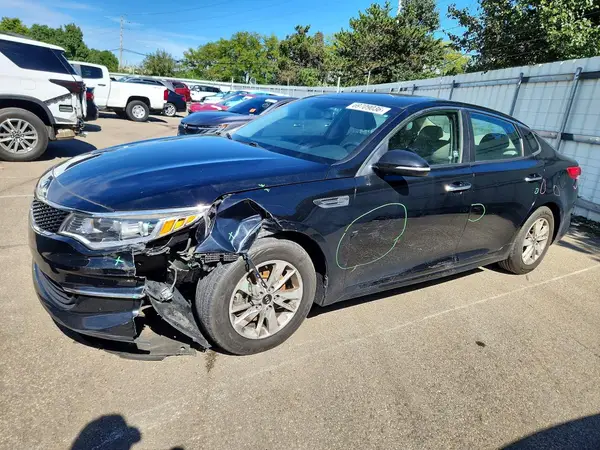 5XXGT4L31GG113760 — 2016 Kia Optima, Передняя часть (Front End), фото до ремонта