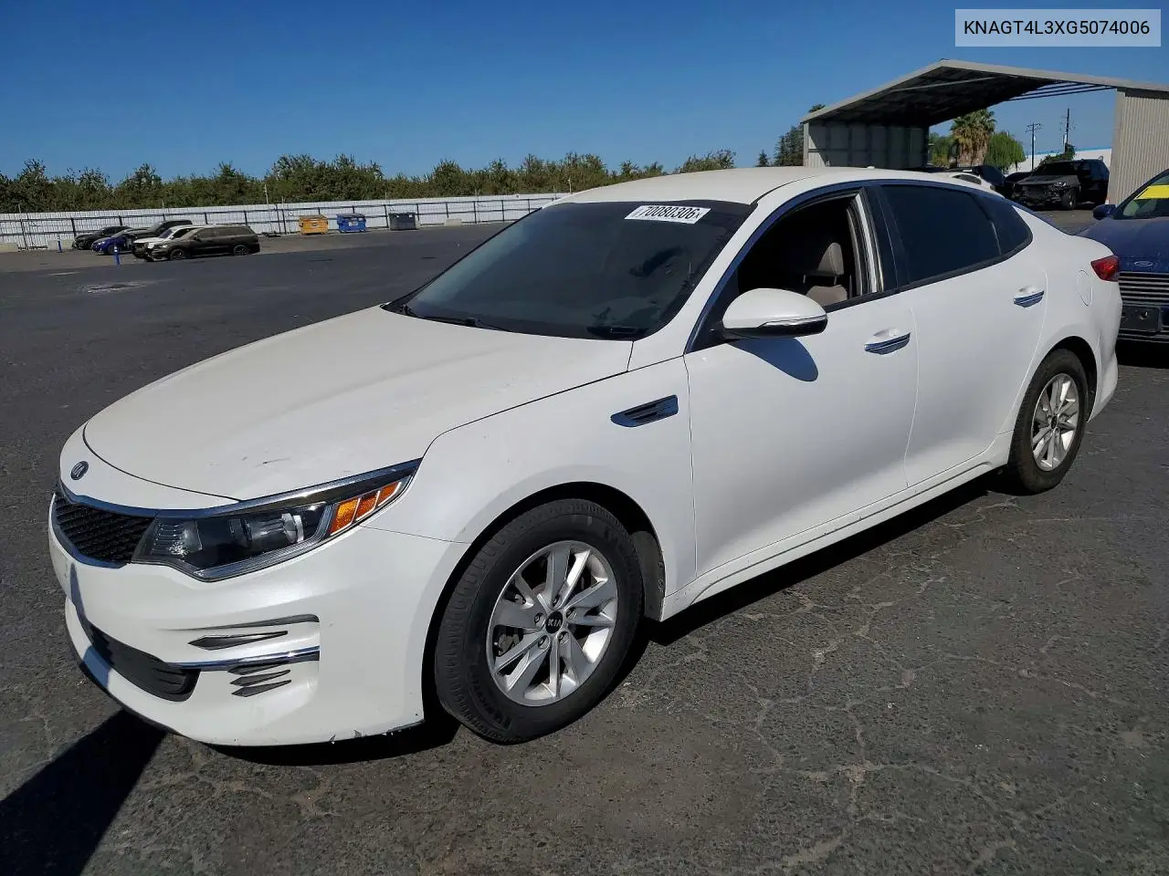 2016 Kia Optima Lx VIN KNAGT4L3XG5074006 фото 1
