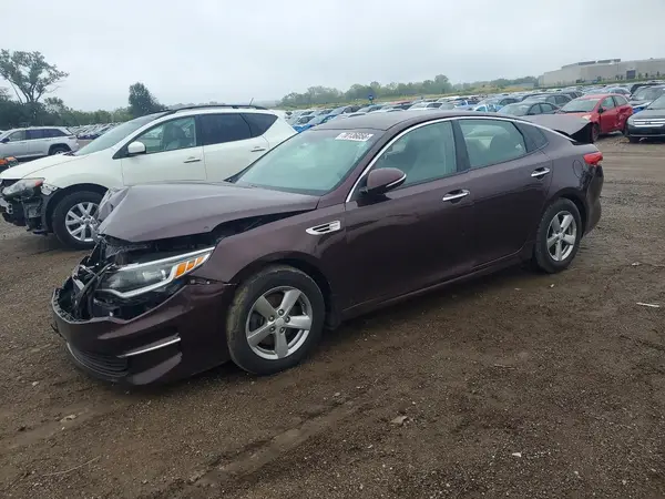 5XXGT4L39GG018766 — 2016 Kia Optima, Передняя часть (Front End), фото до ремонта