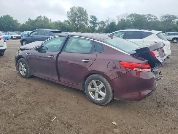 5XXGT4L39GG018766 — 2016 Kia Optima, фото 2 с аукциона Copart, Передняя часть