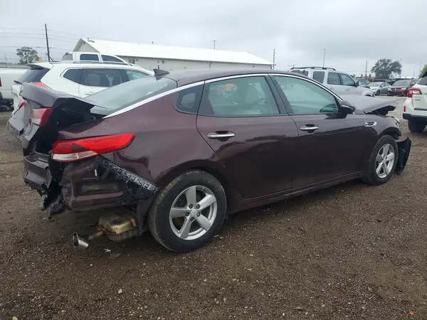 5XXGT4L39GG018766 — 2016 Kia Optima, фото 3 с аукциона Copart, Передняя часть