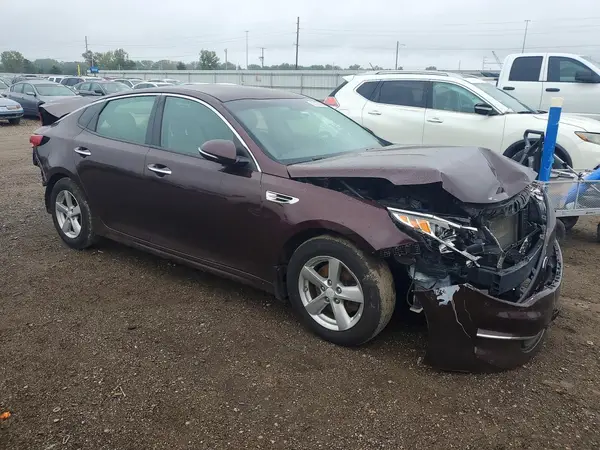 5XXGT4L39GG018766 — 2016 Kia Optima, фото 4 с аукциона Copart, Передняя часть