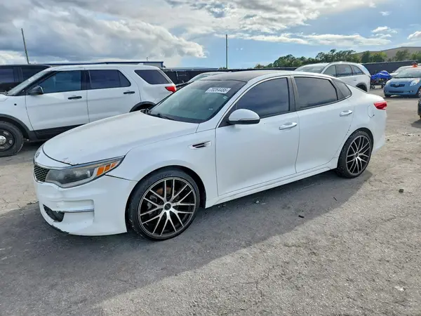 5XXGT4L37GG007877 — 2016 Kia Optima, Передняя часть (Front End), фото до ремонта