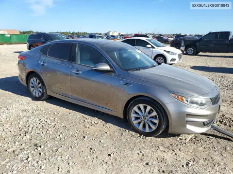 2016 Kia Optima Ex VIN 5XXGU4L3XGG010043 фото 4