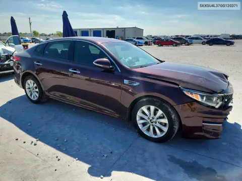 2016 Kia Optima Ex VIN 5XXGU4L37GG120371 фото 4