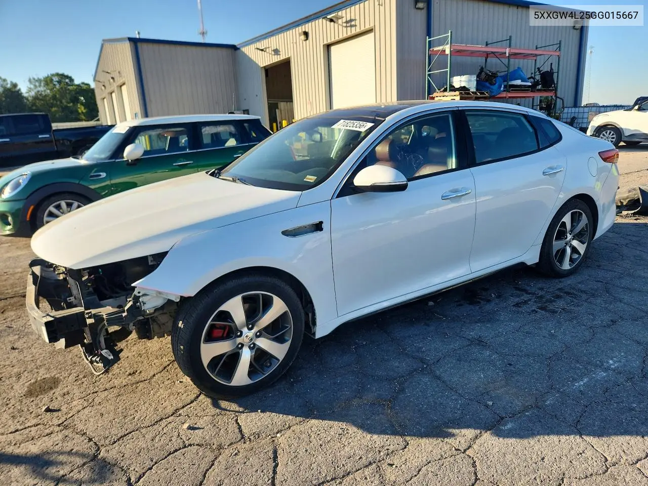 2016 Kia Optima Sx VIN 5XXGW4L25GG015667 фото 1