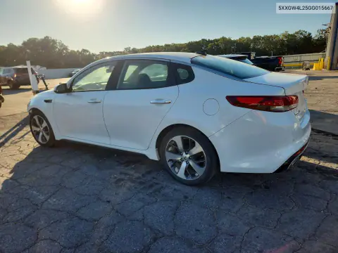 2016 Kia Optima Sx VIN 5XXGW4L25GG015667 фото 2