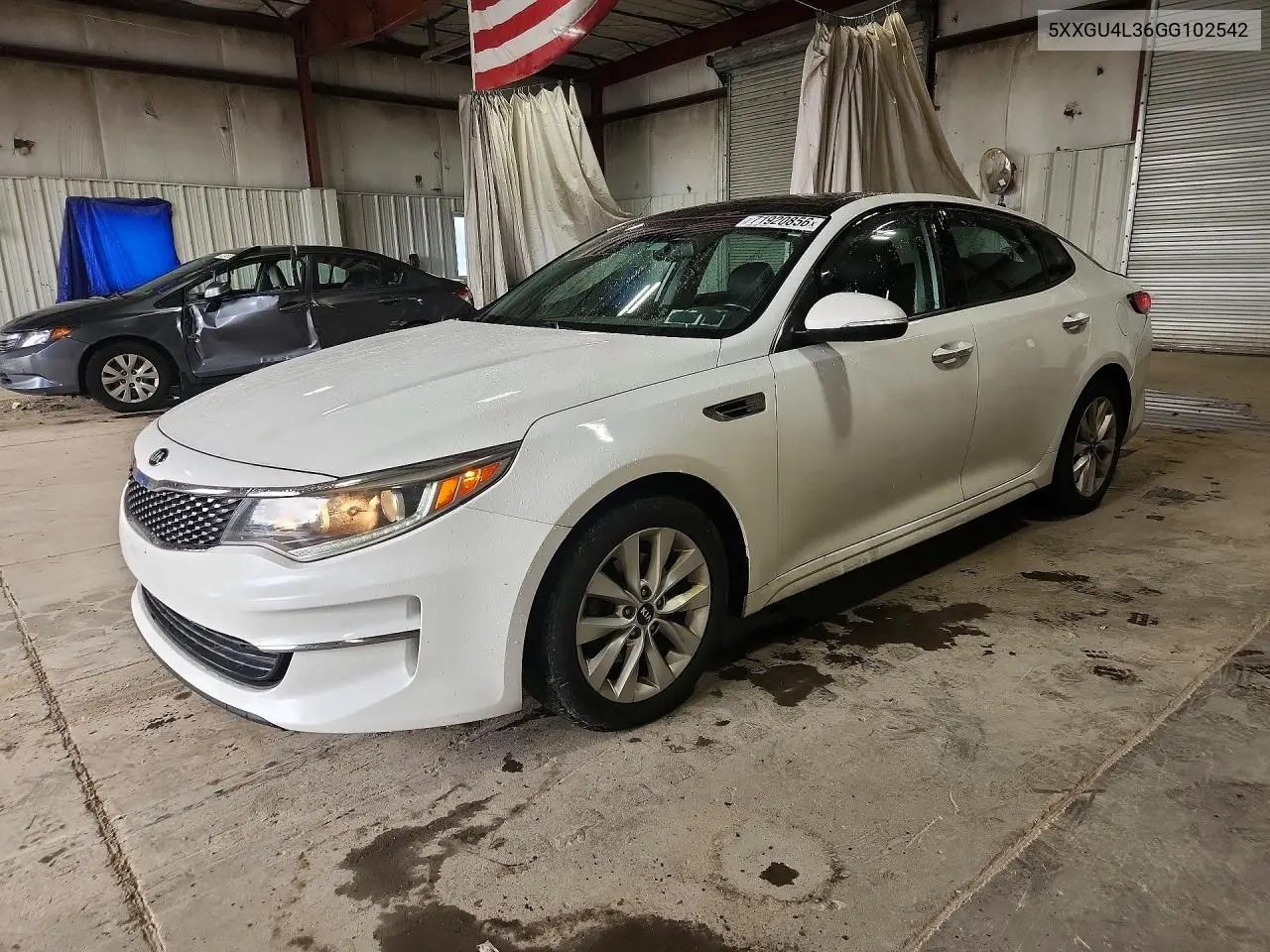 2016 Kia Optima Ex VIN 5XXGU4L36GG102542 фото 1