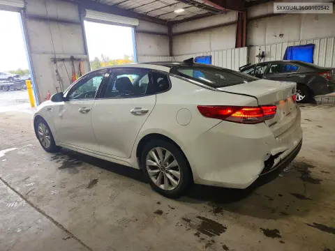 2016 Kia Optima Ex VIN 5XXGU4L36GG102542 фото 2