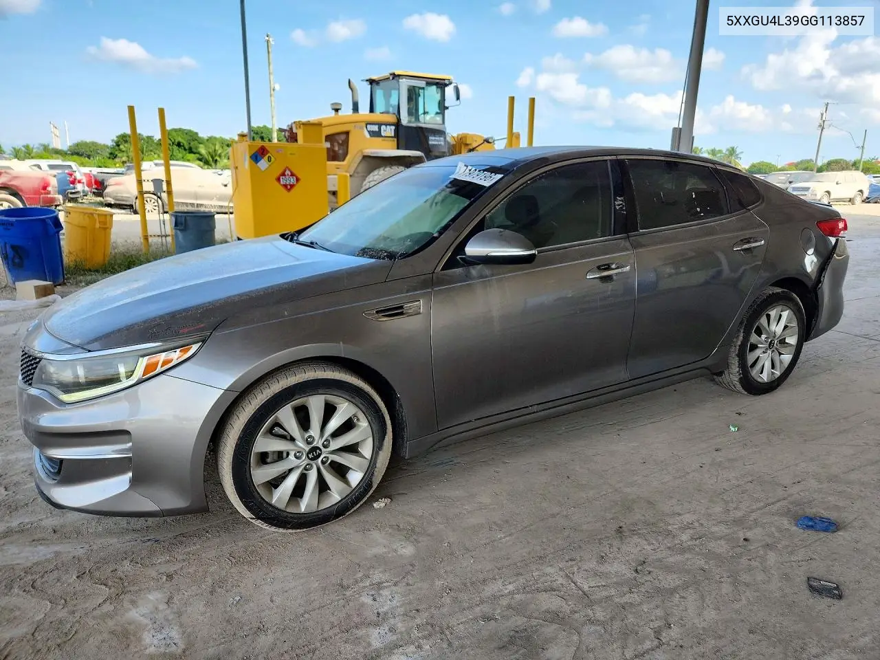 2016 Kia Optima Ex VIN 5XXGU4L39GG113857 фото 1