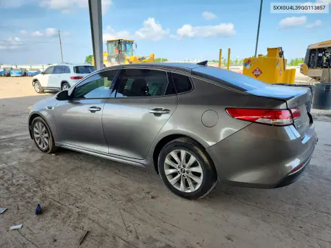 2016 Kia Optima Ex VIN 5XXGU4L39GG113857 фото 2