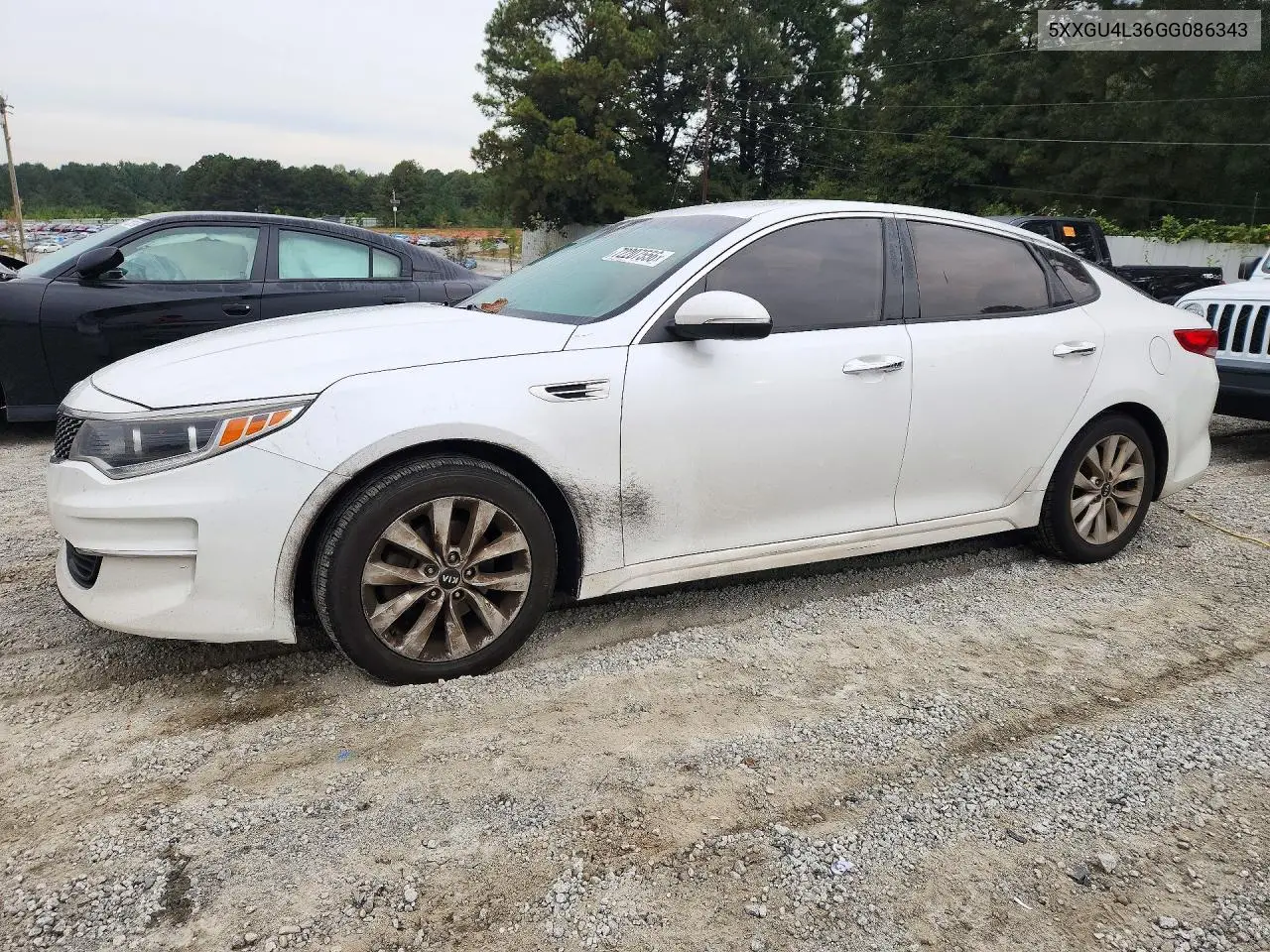 2016 Kia Optima Ex VIN 5XXGU4L36GG086343 фото 1
