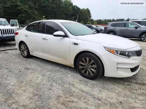 2016 Kia Optima Ex VIN 5XXGU4L36GG086343 фото 4
